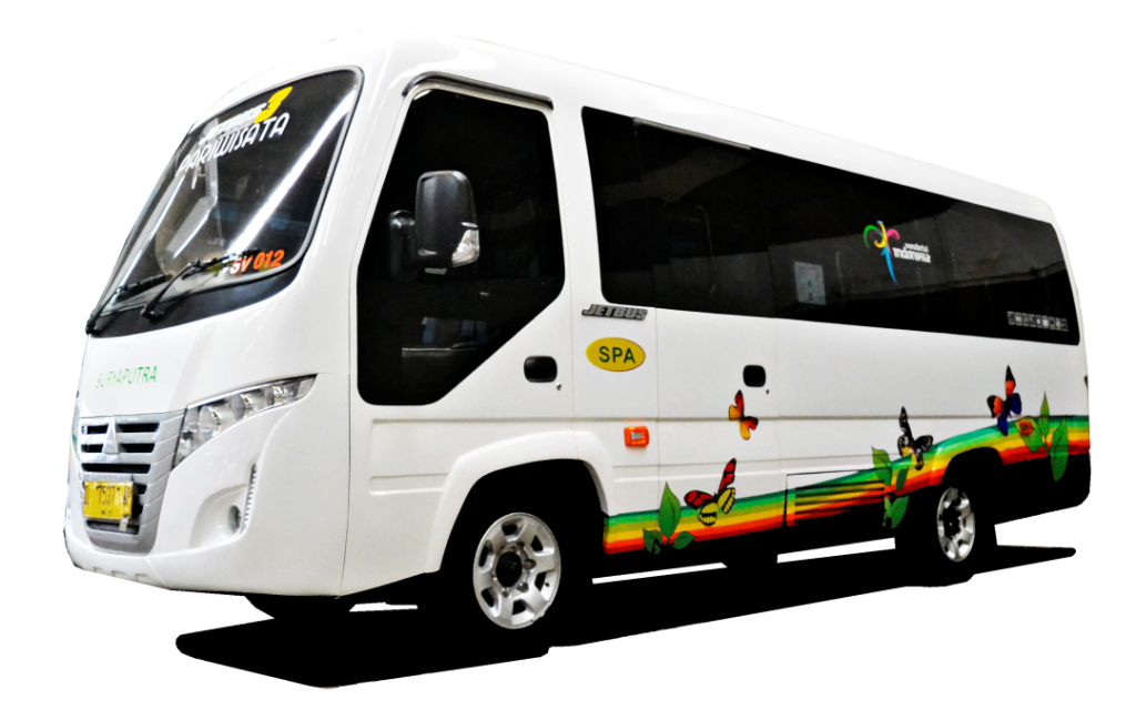 Rental Van Jumbo atau Elf Coaster kapasitas 18 Kursi